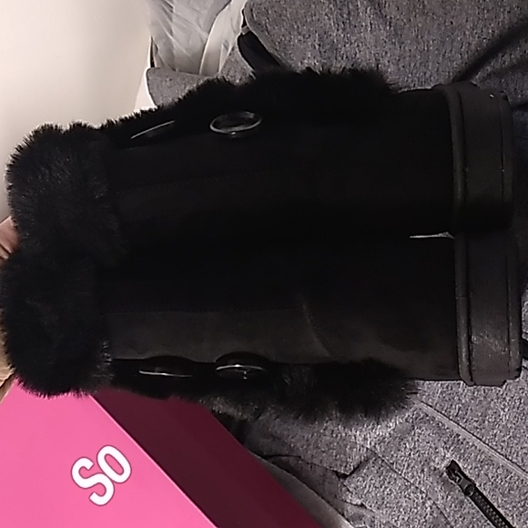 NIB Women's SO black Abigail button boots π’ sizes 6, 10 - Picture 3 of 14